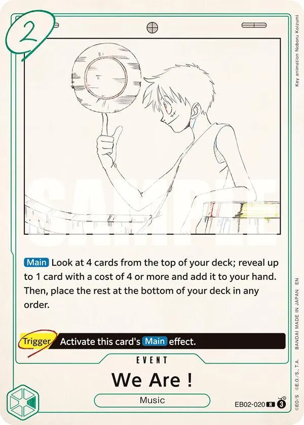 We Are! — Extra Booster: Anime 25th Collection — One Piece Card Game