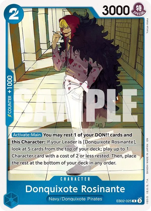 Donquixote Rosinante — Extra Booster: Anime 25th Collection — One Piece Card Game
