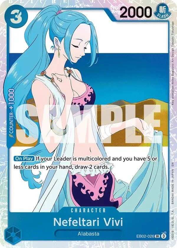 Nefeltari Vivi — Extra Booster: Anime 25th Collection — One Piece Card Game