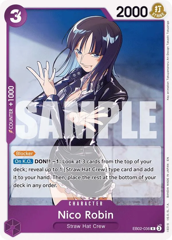 Nico Robin (EB02-036) — Extra Booster: Anime 25th Collection — One Piece Card Game