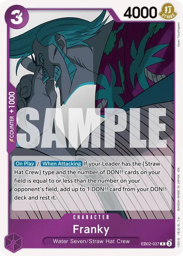 Franky — Extra Booster: Anime 25th Collection — One Piece Card Game