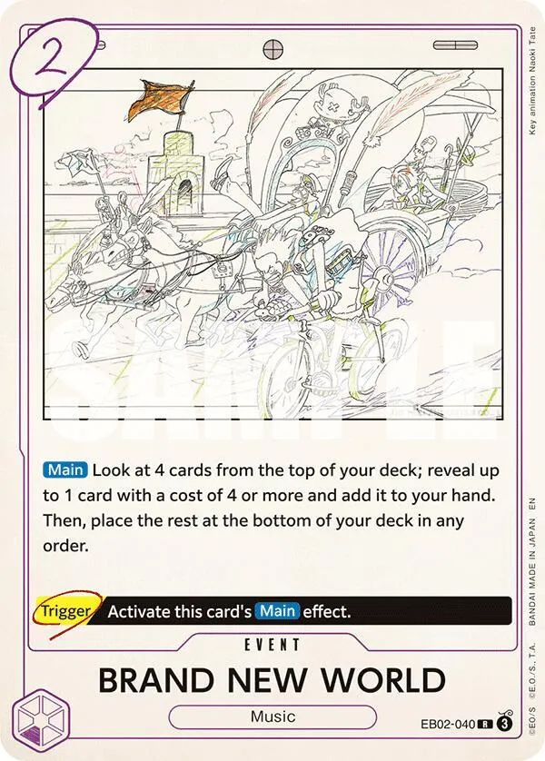 BRAND NEW WORLD — Extra Booster: Anime 25th Collection — One Piece Card Game