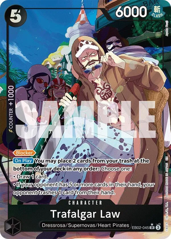 Trafalgar Law (Alternate Art) — Extra Booster: Anime 25th Collection — One Piece Card Game
