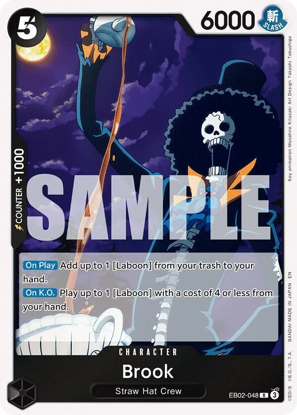 Brook — Extra Booster: Anime 25th Collection — One Piece Card Game