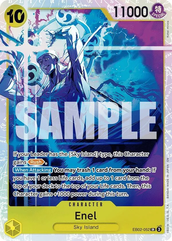 Enel — Extra Booster: Anime 25th Collection — One Piece Card Game