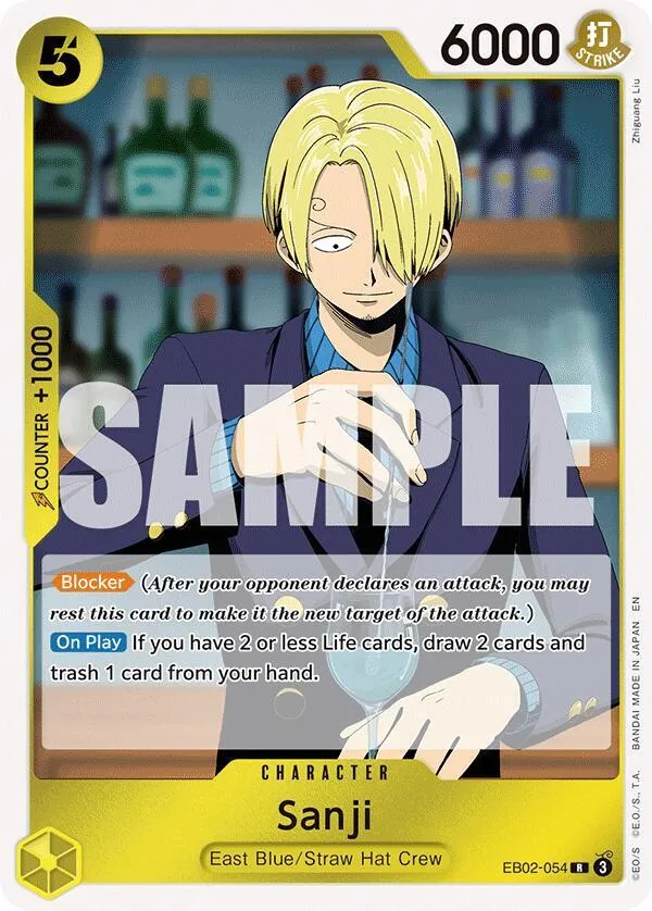 Sanji — Extra Booster: Anime 25th Collection — One Piece Card Game