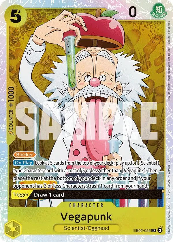 Vegapunk (EB02-056) — Extra Booster: Anime 25th Collection — One Piece Card Game
