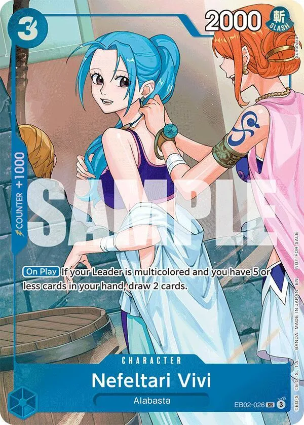 Nefeltari Vivi - EB02-026 — Extra Booster: One Piece Heroines Edition — One Piece Card Game