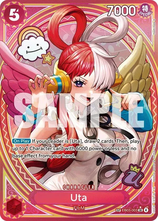 Uta (EB03-003) — Extra Booster: One Piece Heroines Edition — One Piece Card Game