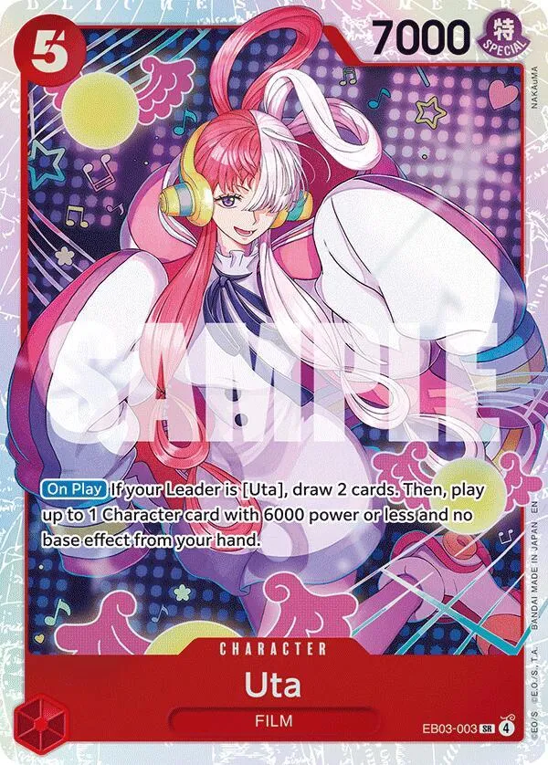 Uta (003) — Extra Booster: One Piece Heroines Edition — One Piece Card Game
