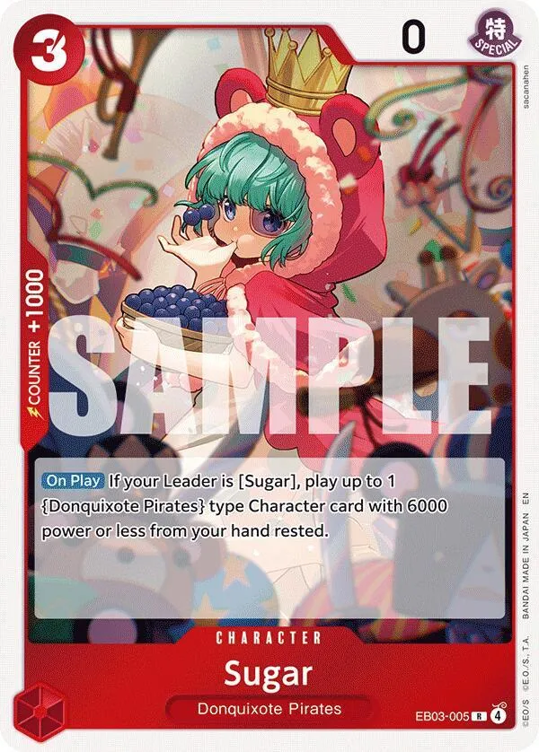 Sugar (EB03-005) — Extra Booster: One Piece Heroines Edition — One Piece Card Game