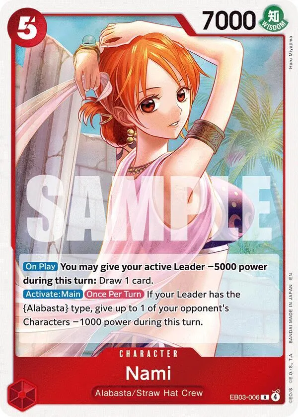 Nami (006) — Extra Booster: One Piece Heroines Edition — One Piece Card Game