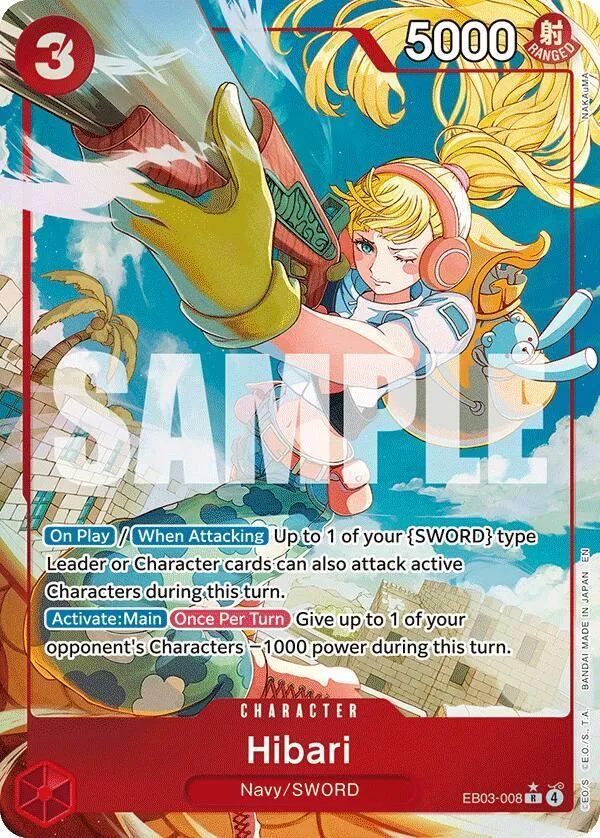 Hibari (Alternate Art) — Extra Booster: One Piece Heroines Edition — One Piece Card Game
