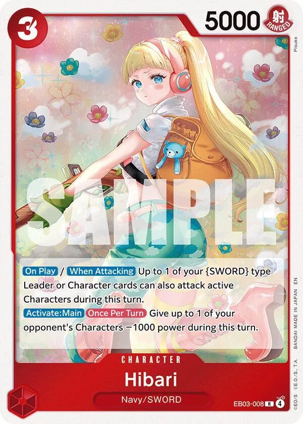Hibari — Extra Booster: One Piece Heroines Edition — One Piece Card Game