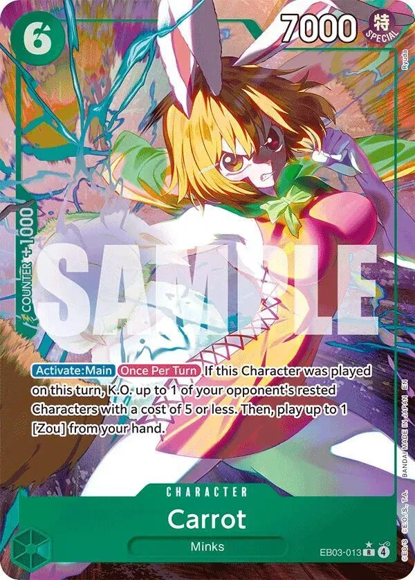 Carrot (EB03-013) — Extra Booster: One Piece Heroines Edition — One Piece Card Game