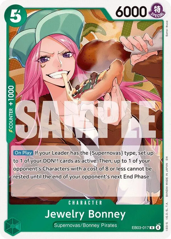 Jewelry Bonney — Extra Booster: One Piece Heroines Edition — One Piece Card Game