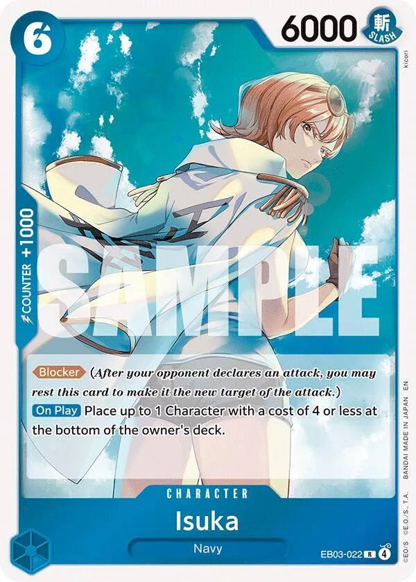 Isuka — Extra Booster: One Piece Heroines Edition — One Piece Card Game