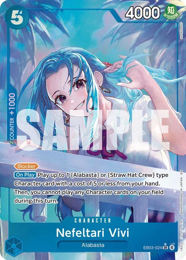 Nefeltari Vivi (024) (Alternate Art) — Extra Booster: One Piece Heroines Edition — One Piece Card Game