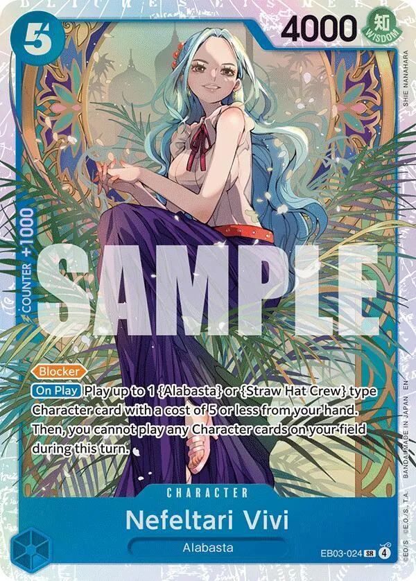 Nefeltari Vivi (024) — Extra Booster: One Piece Heroines Edition — One Piece Card Game