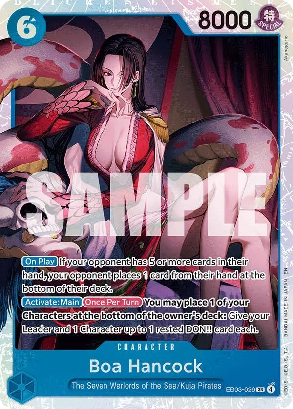 Boa Hancock (EB03-026) — Extra Booster: One Piece Heroines Edition — One Piece Card Game