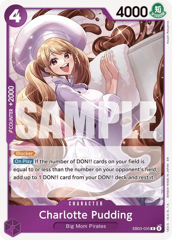 Charlotte Pudding — Extra Booster: One Piece Heroines Edition — One Piece Card Game