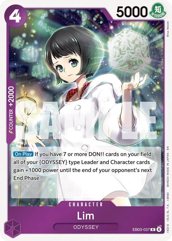 Lim (EB03-037) — Extra Booster: One Piece Heroines Edition — One Piece Card Game