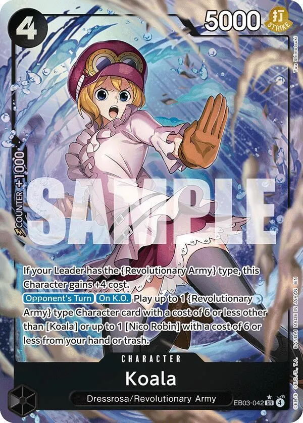 Koala (Alternate Art) — Extra Booster: One Piece Heroines Edition — One Piece Card Game