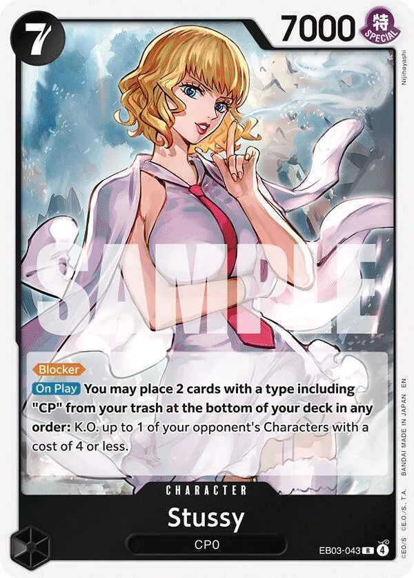Stussy — Extra Booster: One Piece Heroines Edition — One Piece Card Game