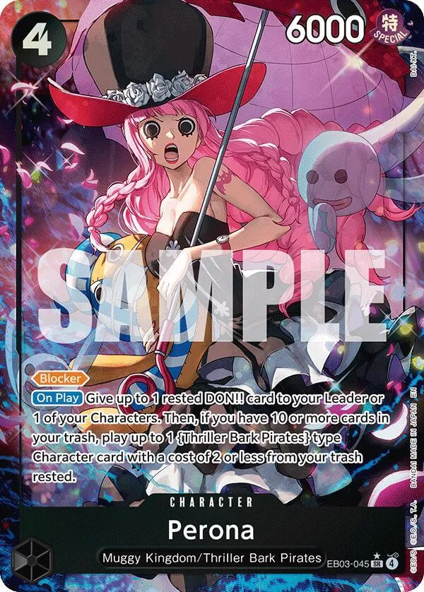 Perona (045) (Alternate Art) from Extra Booster: One Piece Heroines Edition - One Piece Card Game