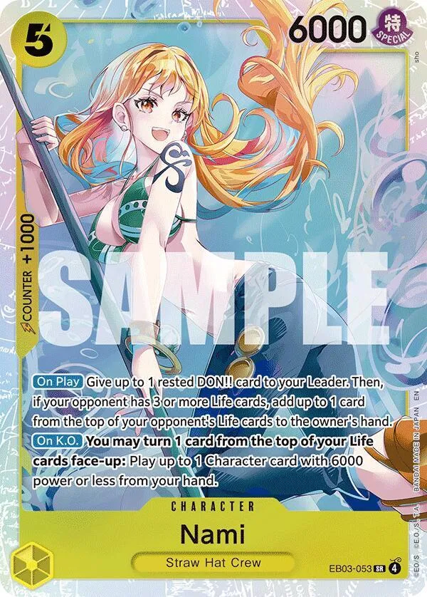 Nami (053) — Extra Booster: One Piece Heroines Edition — One Piece Card Game