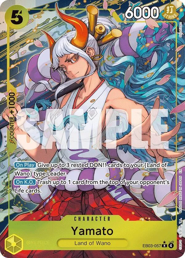 Yamato (Alternate Art) — Extra Booster: One Piece Heroines Edition — One Piece Card Game