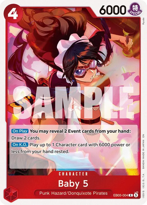 Baby 5 — Extra Booster: One Piece Heroines Edition Vol. 2 — One Piece Card Game