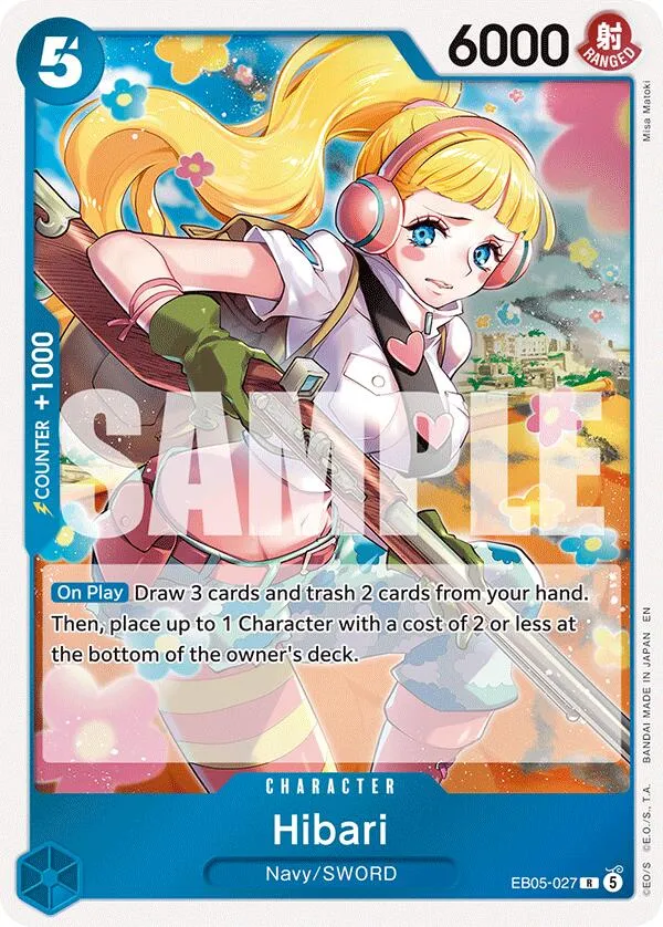 Hibari — Extra Booster: One Piece Heroines Edition Vol. 2 — One Piece Card Game
