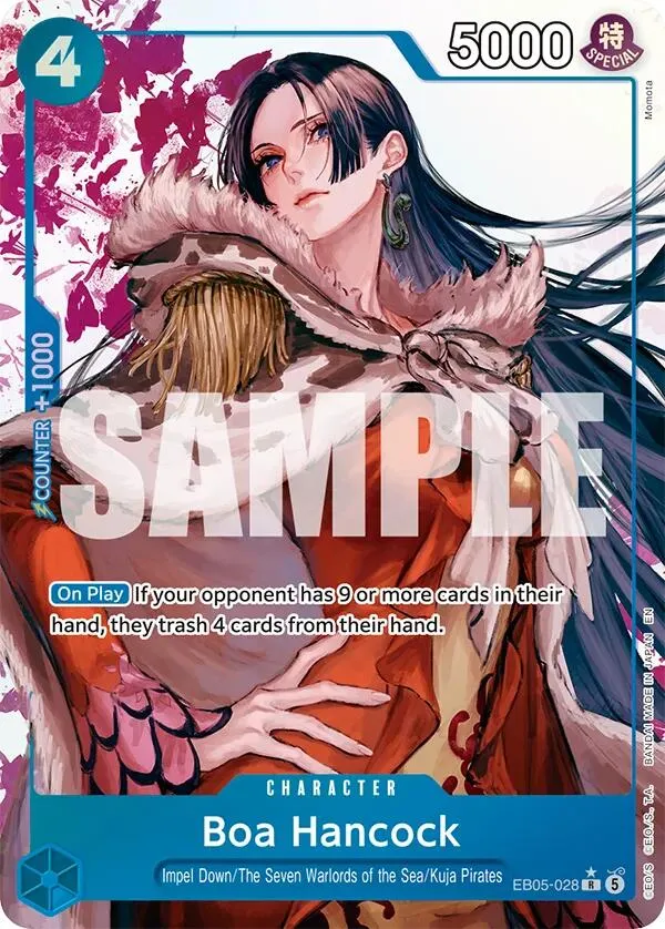 Boa Hancock (028) (Alternate Art) from Extra Booster: One Piece Heroines Edition Vol. 2 - One Piece Card Game