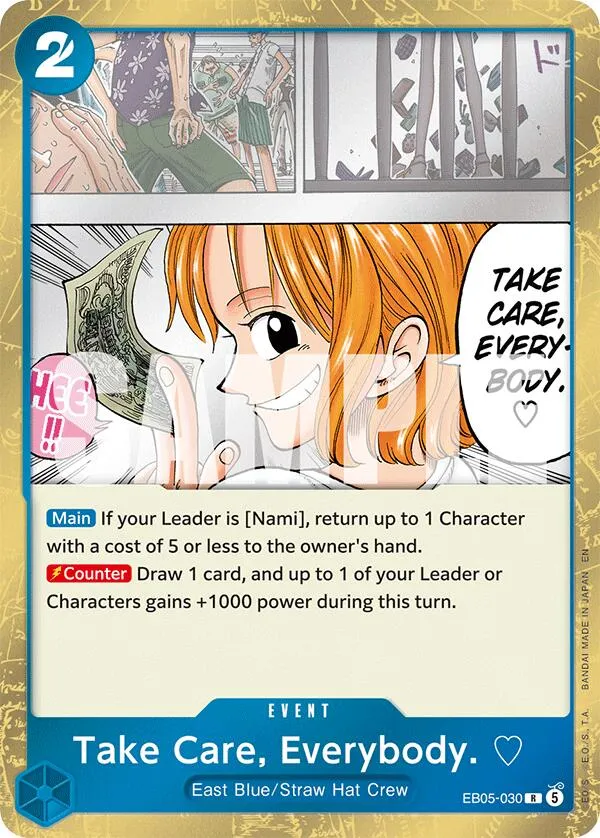 Take Care, Everybody. — Extra Booster: One Piece Heroines Edition Vol. 2 — One Piece Card Game