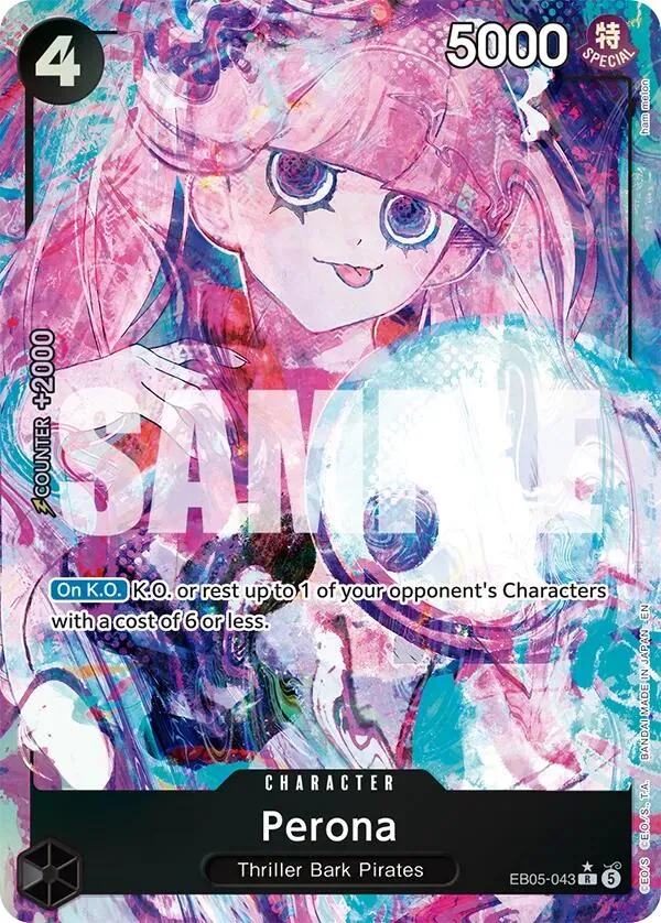 Perona (Alternate Art) from Extra Booster: One Piece Heroines Edition Vol. 2 - One Piece Card Game