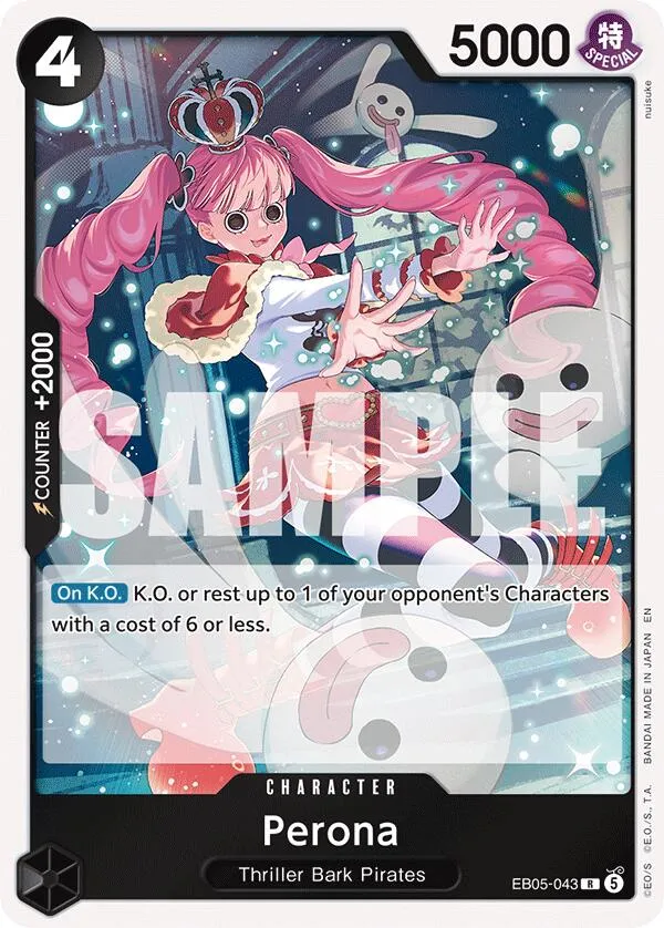 Perona from Extra Booster: One Piece Heroines Edition Vol. 2 - One Piece Card Game