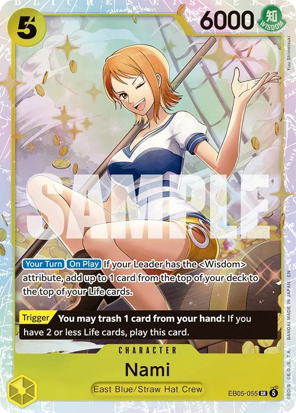 Nami (055) — Extra Booster: One Piece Heroines Edition Vol. 2 — One Piece Card Game