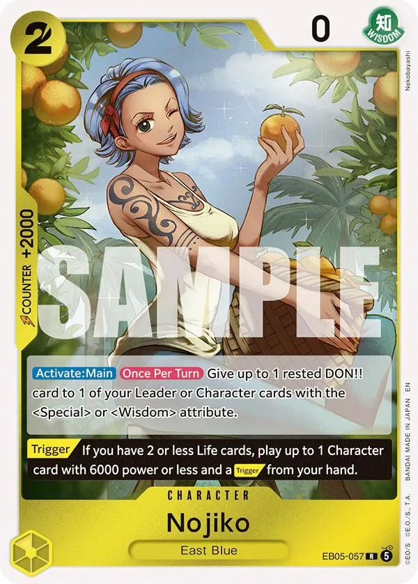 Nojiko — Extra Booster: One Piece Heroines Edition Vol. 2 — One Piece Card Game