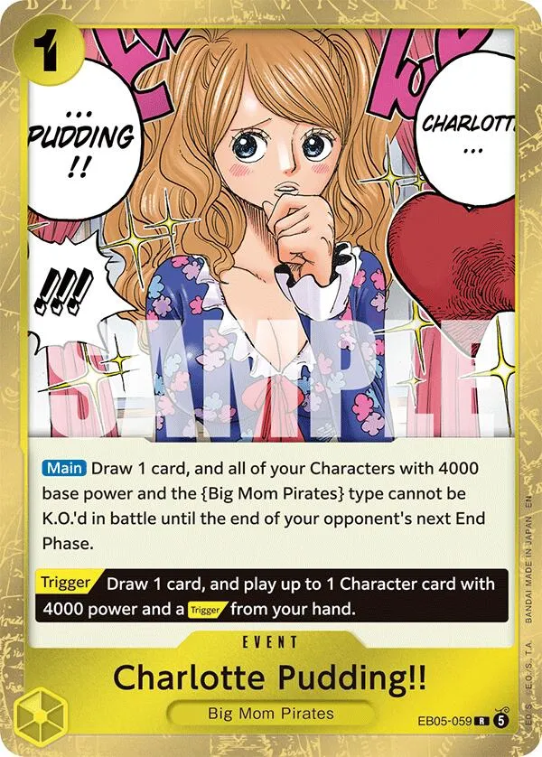 Charlotte Pudding!! — Extra Booster: One Piece Heroines Edition Vol. 2 — One Piece Card Game