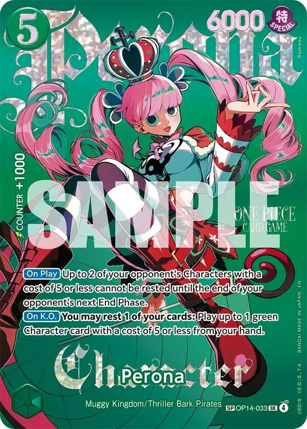 Perona - OP14-033 (SP) — Extra Booster: One Piece Heroines Edition Vol. 2 — One Piece Card Game