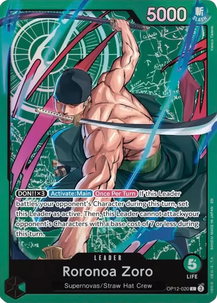 Roronoa Zoro - OP12-020 (Zoro Deck) — Learn Together Deck Set — One Piece Card Game