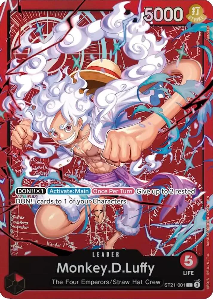 Monkey.D.Luffy - ST21-001 (Luffy Deck) from Learn Together Deck Set - One Piece Card Game