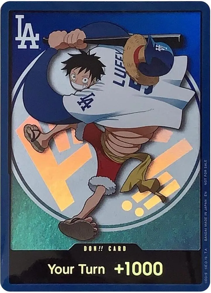 DON!! Card (LA Dodgers 2026 Promo) — One Piece Promotion Cards — One Piece Card Game
