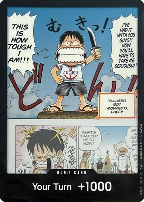 DON!! Card (Young Luffy) (Devil Fruits Collection Vol. 1) from One Piece Promotion Cards - One Piece Card Game