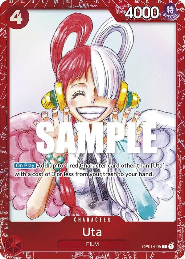 Uta (OP01-005) — One Piece Promotion Cards — One Piece Card Game