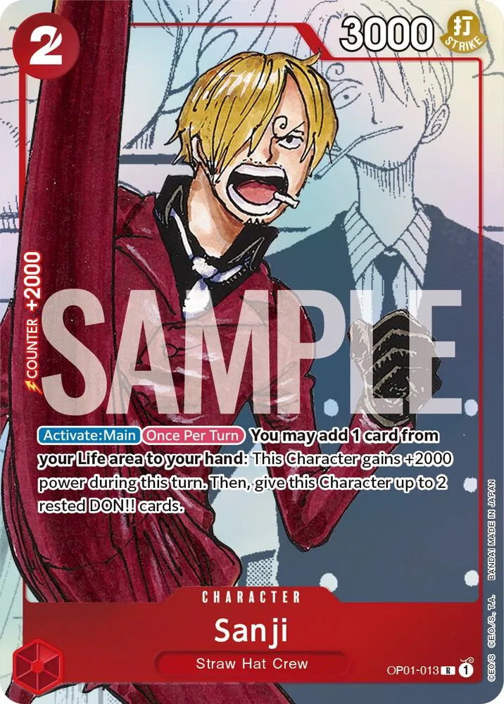 Sanji (OP01-013) from One Piece Promotion Cards - One Piece Card Game