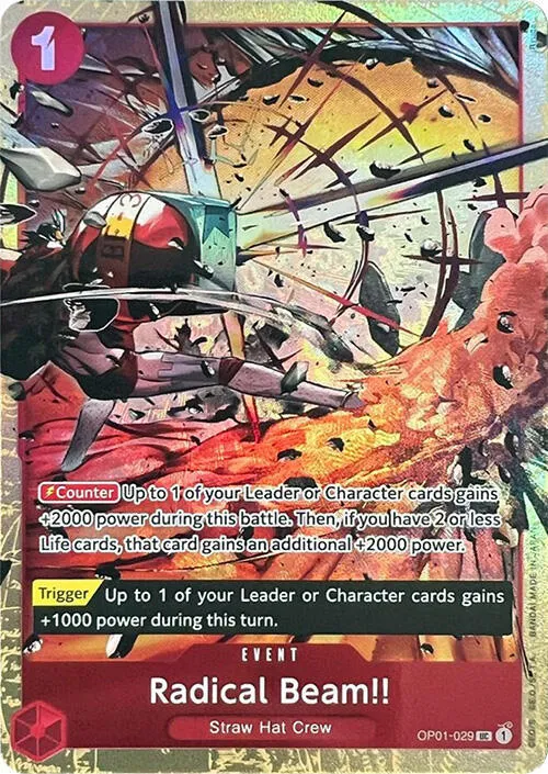 Radical Beam!! (Premium Card Collection -Best Selection Vol. 1-) — One Piece Promotion Cards — One Piece Card Game