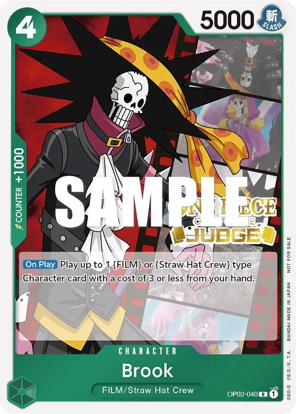 Brook (Judge Pack Vol. 2) — One Piece Promotion Cards — One Piece Card Game