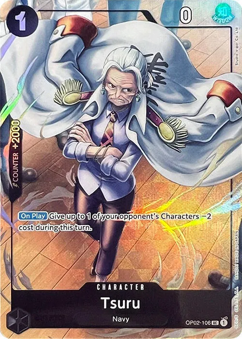 Tsuru (Premium Card Collection -Best Selection Vol. 1-) — One Piece Promotion Cards — One Piece Card Game